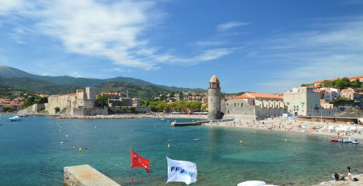 Blick auf Collioure