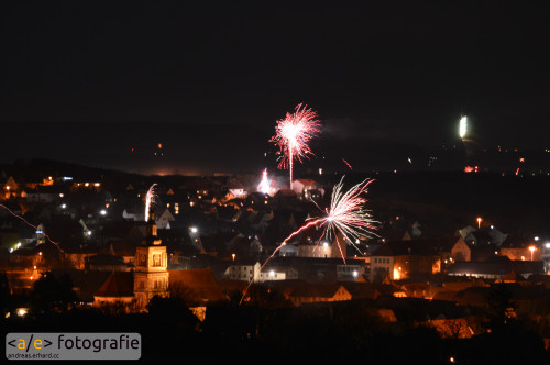 Silvester über Königsberg