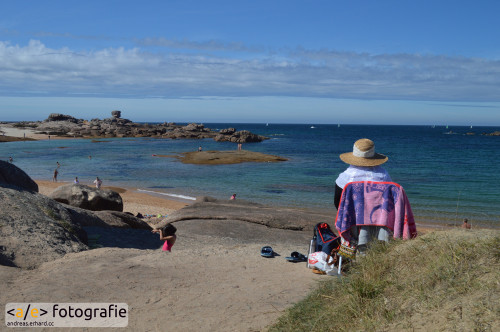 Frau am Meer