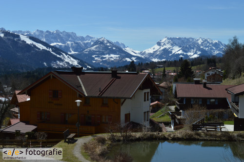 Blick auf das Kaisergebirge