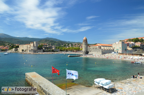 Blick auf Collioure